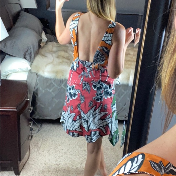 Aqua de Coco Printed Knee-Length Dress, Small - Picture 6 of 8